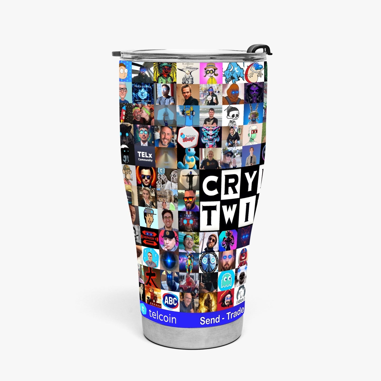 2023 Telcoin Crypto Twitter 30oz Curved Shiny Tumbler