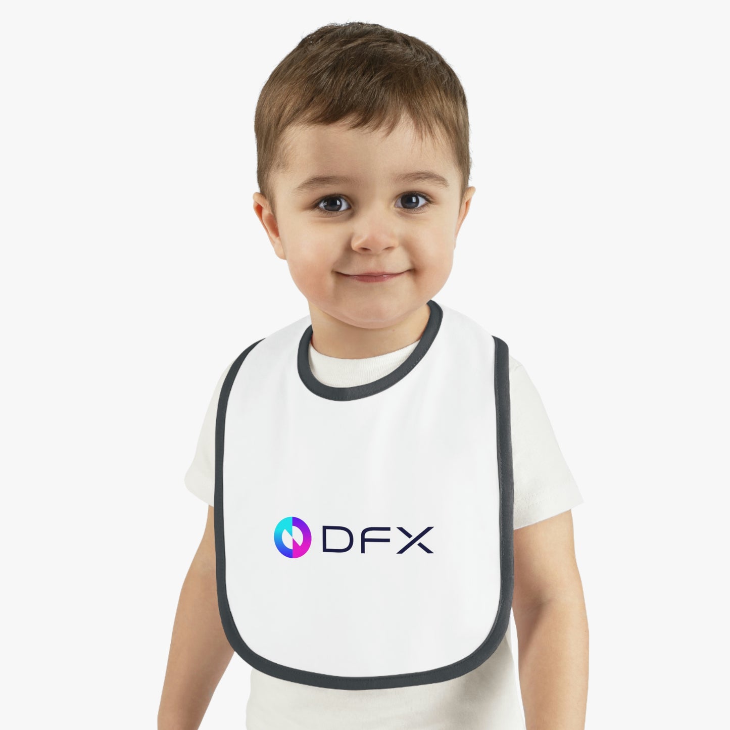 DFX Baby Contrast Trim Jersey Bib