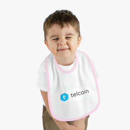 Telcoin Baby Contrast Trim Jersey Bib