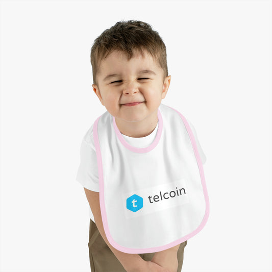 Telcoin Baby Contrast Trim Jersey Bib