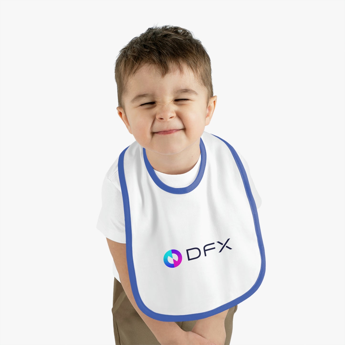 DFX Baby Contrast Trim Jersey Bib