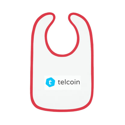 Telcoin Baby Contrast Trim Jersey Bib