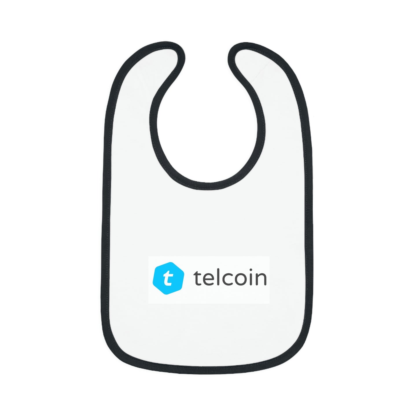 Telcoin Baby Contrast Trim Jersey Bib