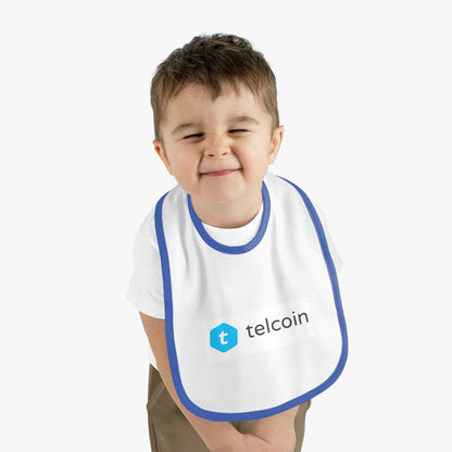 Telcoin Baby Contrast Trim Jersey Bib