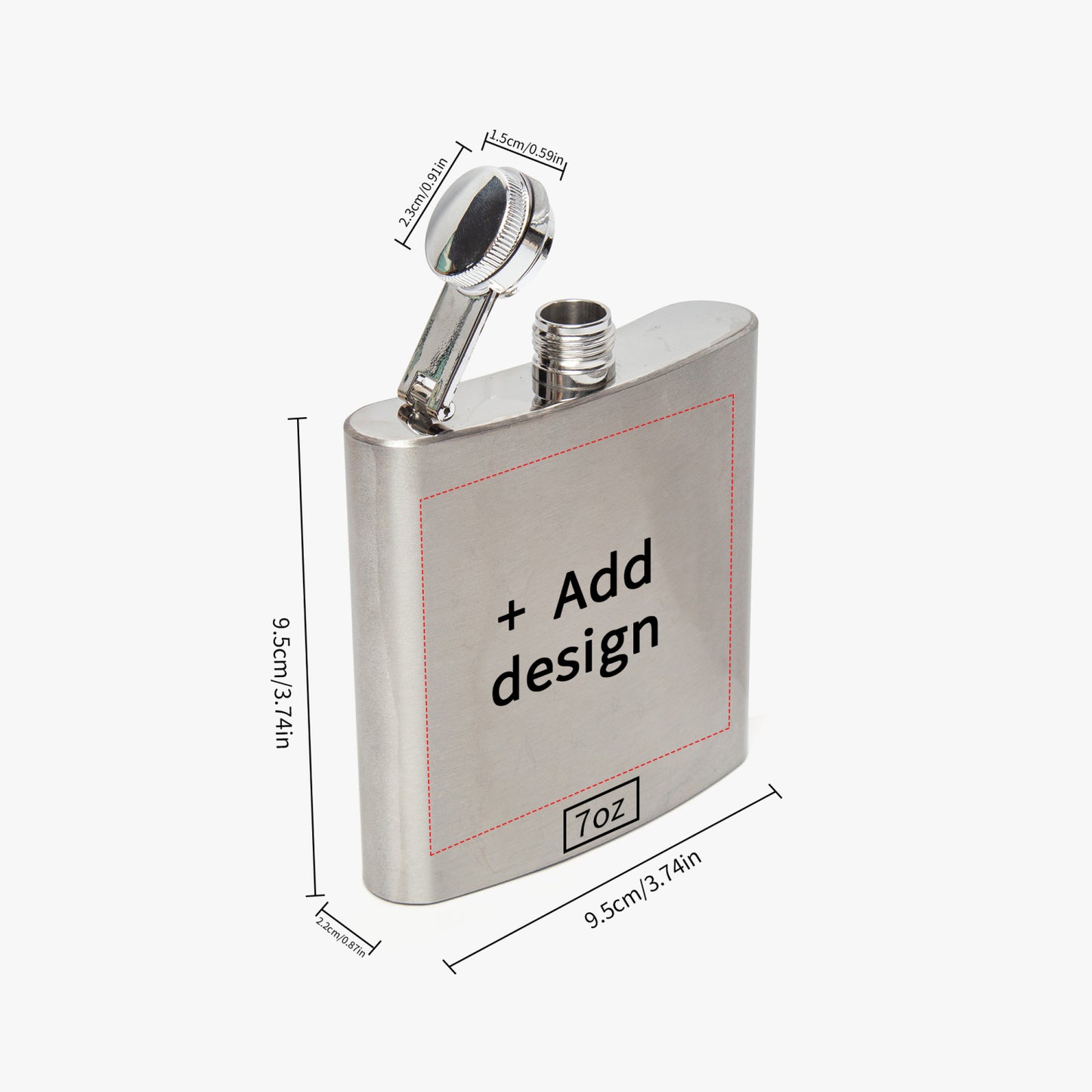 2023 Telcoin Crypto Twitter 6oz Stainless Steel Hip Flask