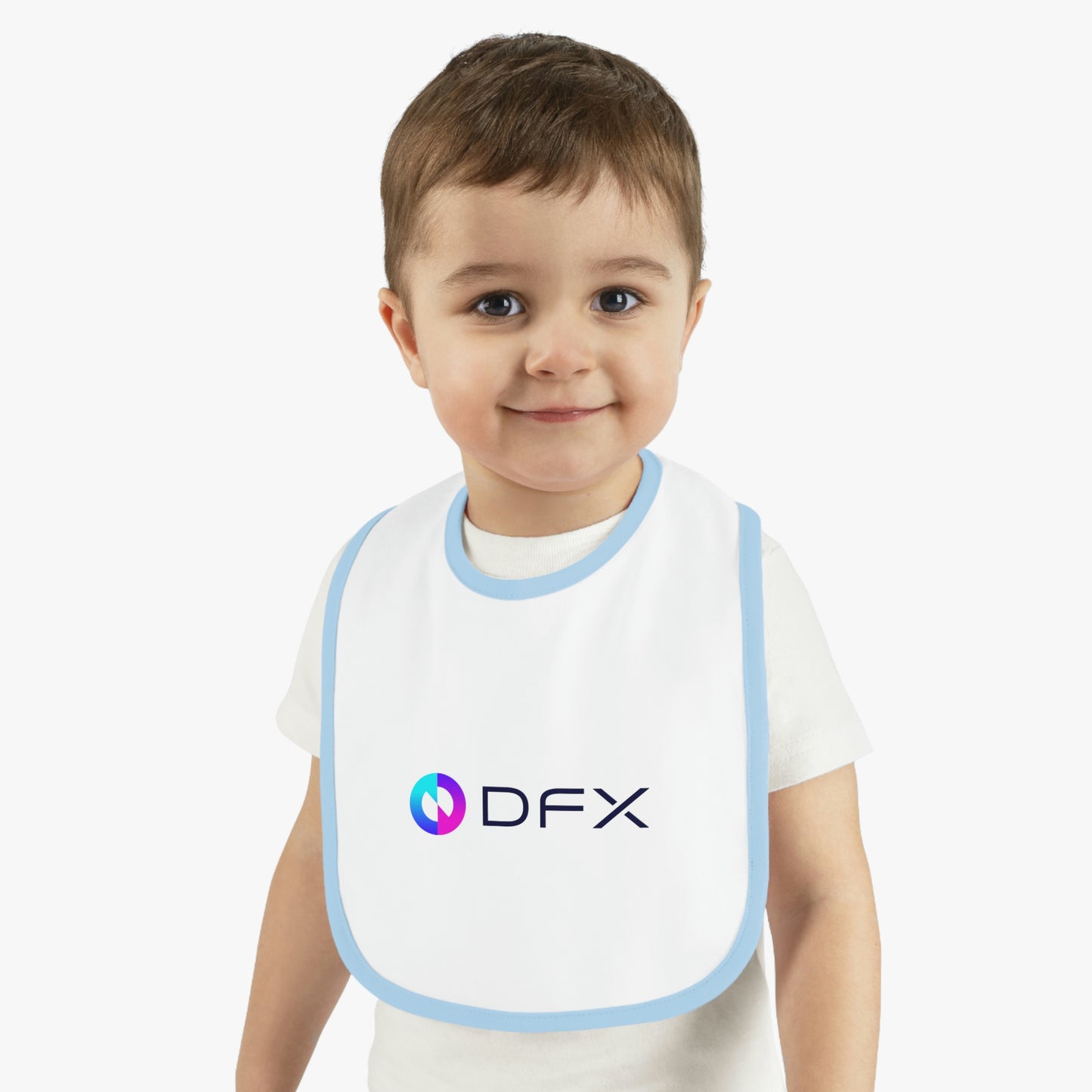 DFX Baby Contrast Trim Jersey Bib