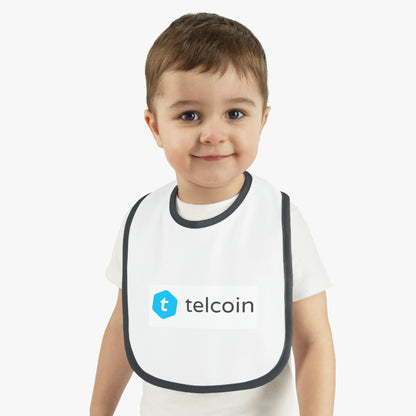 Telcoin Baby Contrast Trim Jersey Bib