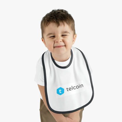 Telcoin Baby Contrast Trim Jersey Bib